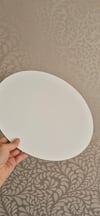 2 Adet Pasta Altlık 35cm MDF Beyaz Altlık