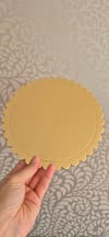5 Adet Pasta Altlık 20cm Kalın Gold