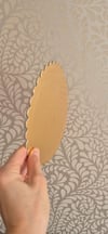 5 Adet Pasta Altlık 20cm Kalın Gold