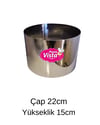 Çember Kalıp 22cm Çap Yükseklik 15cm