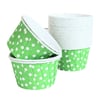 Cupcake Kalıbı Yeşil Puanlı 5039