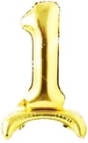 Folyo Balon Ayaklı Rakam Gold 70 cm