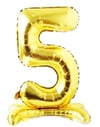Folyo Balon Ayaklı Rakam Gold 70 cm