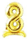 Folyo Balon Ayaklı Rakam Gold 70 cm