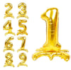 Folyo Balon Ayaklı Rakam Gold 70 cm