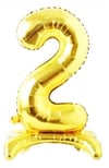 Folyo Balon Ayaklı Rakam Gold 70 cm