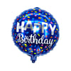 Folyo Balon Happy Birthday Gümüş Yazılı 18 inch