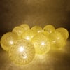 Işık Led Sarı Top 10 Işık 2 Metre
