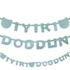 Karton Yazı İyi Ki Doğdun Mavi Puanlı