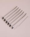 Kaşık Pipet Set Metal 6lı