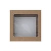 Kraft Pencereli Kutu 20x20x4