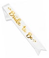Kuşak Saten Bride To Be Beyaz Gold