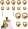 Pasta Üzeri Plastik Top Set Gold