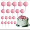 Pasta Üzeri Plastik Top Set Pembe