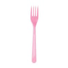 Plastik Çatal Pembe 25 'li