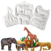 Safari Set 3lü Silikon Kalıp