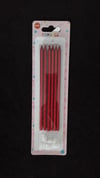 Simli Pasta Mumu -14cm Kırmızı