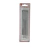 Simli Pasta Mumu -14cm Gümüş