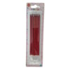 Simli Pasta Mumu -14cm Kırmızı