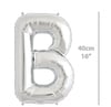 Folyo Harf B Gümüş Balon 40cm ( 16 inç )16