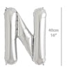 Folyo Harf N Gümüş Balon 40cm ( 16 inç )16