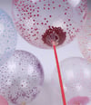 30cm Latex Balon Şeffaf Köpüklü