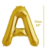 Folyo Harf A Gold Balon 75cm ( 34 inç )34