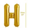 Folyo Harf H Gold Balon 75cm ( 34 inç )34