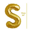 Folyo Harf S Gold Balon 75cm ( 34 inç )34