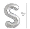 Folyo Harf S Gümüş Balon 75cm ( 34 inç )34