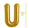 Folyo Harf U Gold Balon 75cm ( 34 inç )34