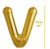 Folyo Harf V Gold Balon 75cm ( 34 inç )34