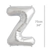 Folyo Harf Z Gümüş Balon 75cm ( 34 inç )34