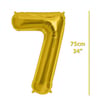 Folyo Rakam 7 Gold Balon 75cm ( 34 inç )34