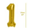 Folyo Rakam 1 Gold Balon 75cm ( 34 inç )34