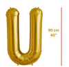 Folyo Harf U Gold Balon 90cm ( 40 inç )40