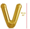 Folyo Harf V Gold Balon 90cm ( 40 inç )40