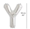 Folyo Harf Y Gümüş Balon 90cm ( 40 inç )40