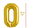 Folyo Rakam 0 Gold Balon 90cm ( 40 inç )40