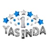 40cm 1 Yaşında Yıldızlı Set