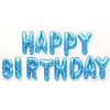 40cm Happy Bırthday Mavi