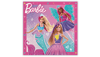 Lisanslı PeçetelerBarbie Temalı Kağıt Peçete 33x33 cm çift katBalonevi