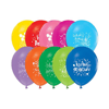 Baskılı Latex Balonlarİyiki Doğdun Baskılı Karışık Balon 100 'lü PaketBALONEVİ