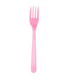Plastik Çatal Pembe 25 'liÇatallar