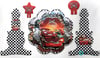 Disney Cars temalı Cupcake Kek Standı Karton 3 katlı 