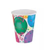Roll-Up Karton Bardak BalonluDüz Renk Karton Bardaklar