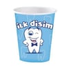Roll-Up Karton Bardak İlk Dişim ErkekDüz Renk Karton Bardaklar