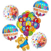 Happy Birthday Ayıcık Folyo Balon Set 5 parçaFolyo Balon Setler
