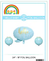 Hello Baby Mavi Folyo Balon Set 3 parçaFolyo Balon Setler