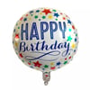 Diğer Folyo BalonlarFolyo Balon Happy Birthday Renkli Yıldızlar 45 cmHK Ticaret